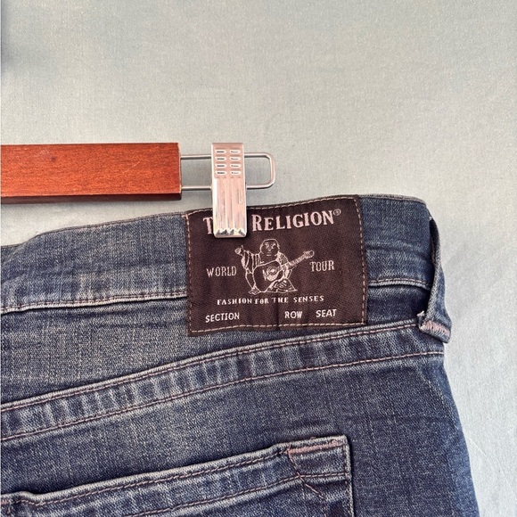 NWT True Religion Ricky Relaxed Straight Sz 42 Vintage Blue Jean Classic Comfort - Picture 6 of 9